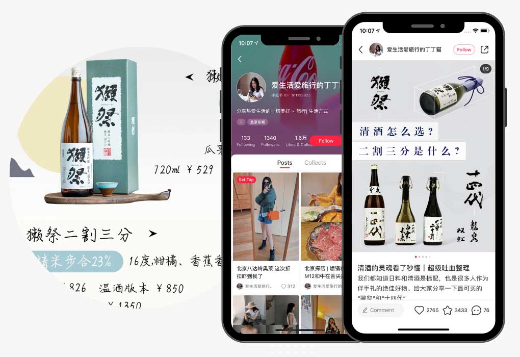 Influencer marketing: Japanese Sake