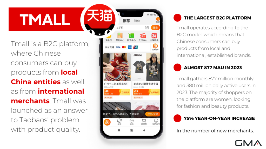 Tmall statistics